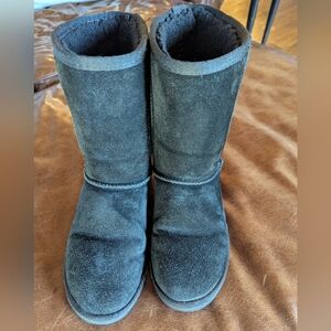 Women's Black Suede Boots